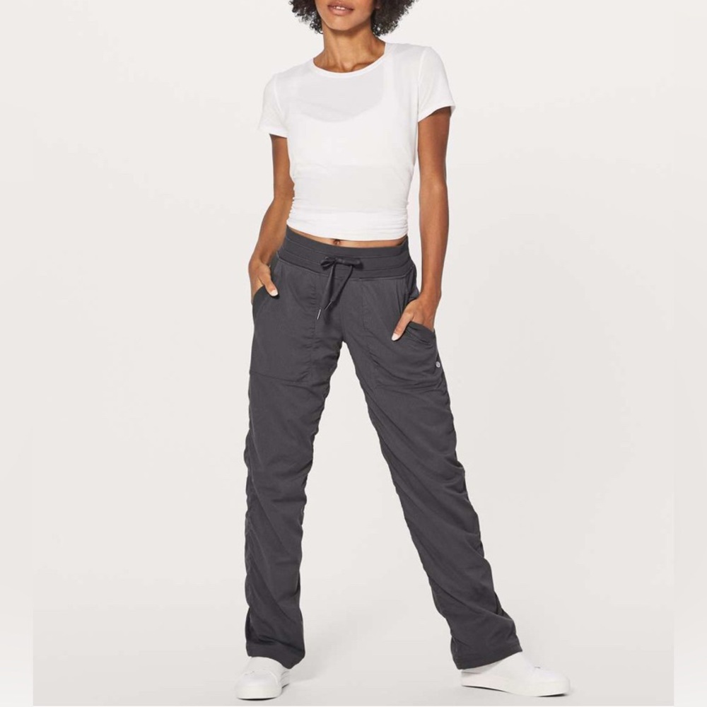 Lululemon Dance Studio Pant Tall 36” *Lined Dark Carbon Size 10